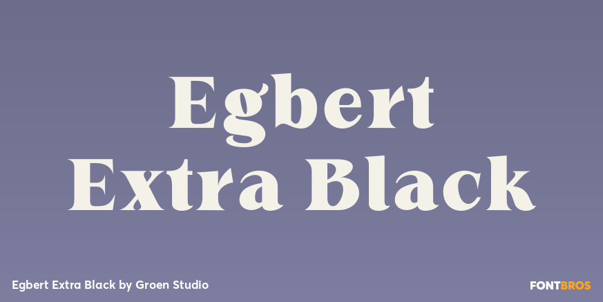 Egbert Extra Black Poster