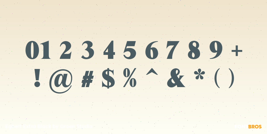 Egbert Extra Black Font Poster #4