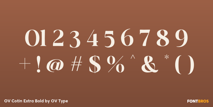 OV Cotin Extra Bold Font Poster #1