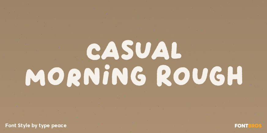 Casual Morning Rough Poster