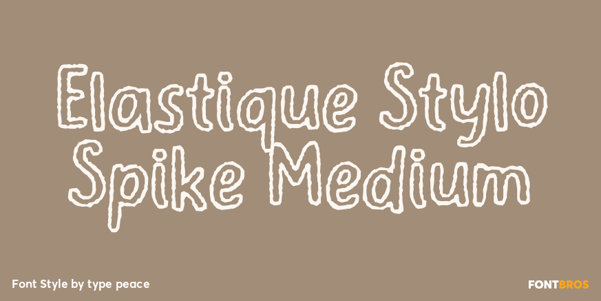 Elastique Stylo Spike Medium Poster