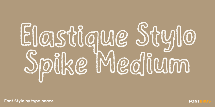 Elastique Stylo Spike Medium Poster