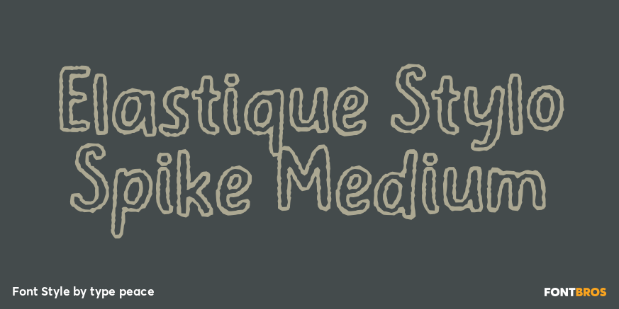 Elastique Stylo Spike Medium Poster