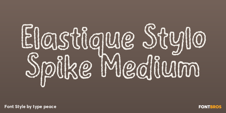 Elastique Stylo Spike Medium Poster