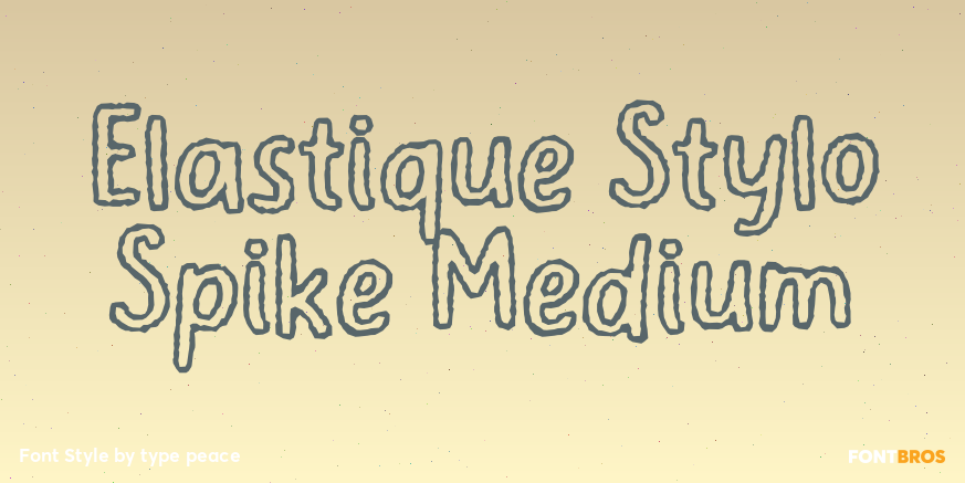 Elastique Stylo Spike Medium Poster