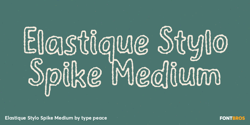 Elastique Stylo Spike Medium Poster