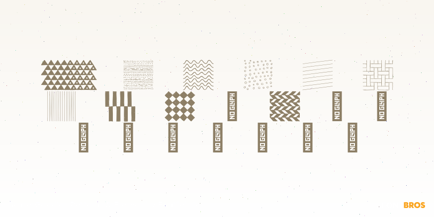 Sensa Goodies Patterns & Frames Font Poster #1