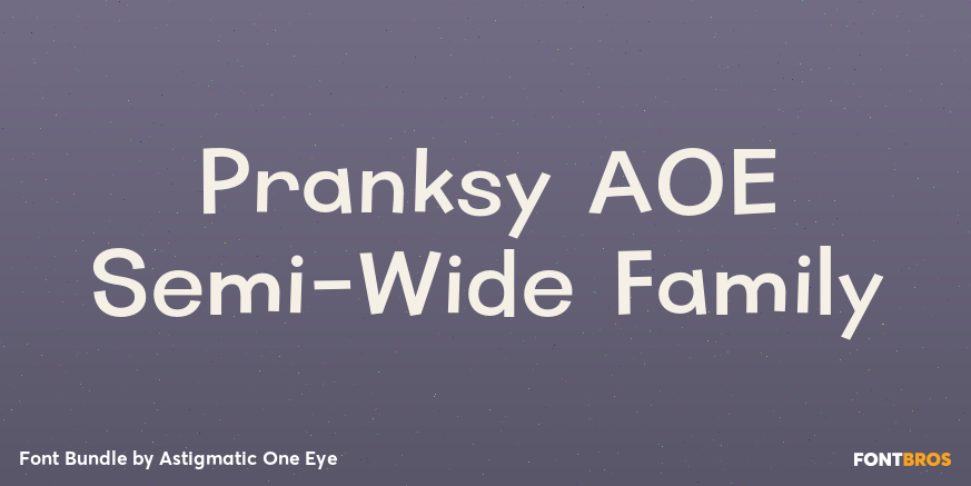 Pranksy AOE Semi-Wide Family Poster