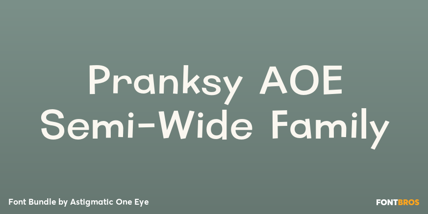 Pranksy AOE Semi-Wide Family Poster