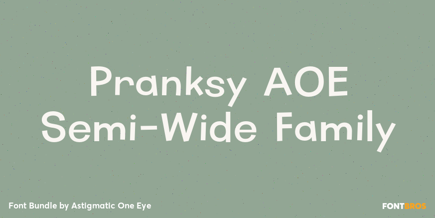 Pranksy AOE Semi-Wide Family Poster