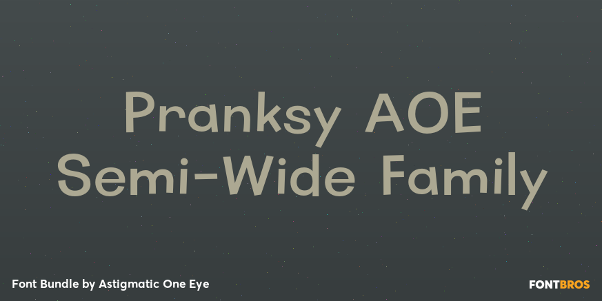 Pranksy AOE Semi-Wide Family Poster