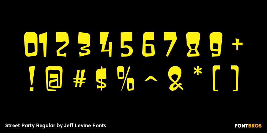 Street Party Regular Font Poster #4