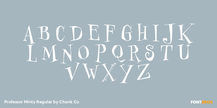 Professor Minty Regular Font Poster #1