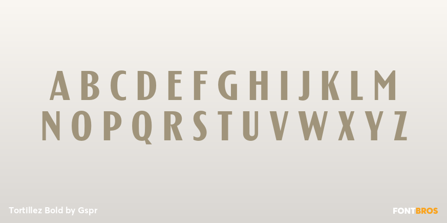 Tortillez Bold Font Poster #1