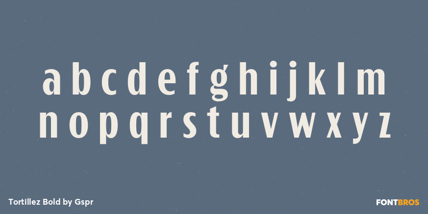 Tortillez Bold Font Poster #1