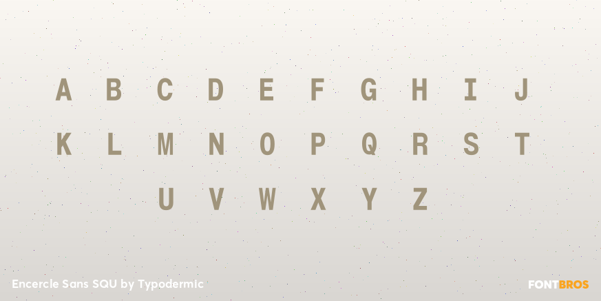 Encercle Sans SQU Font Poster #1