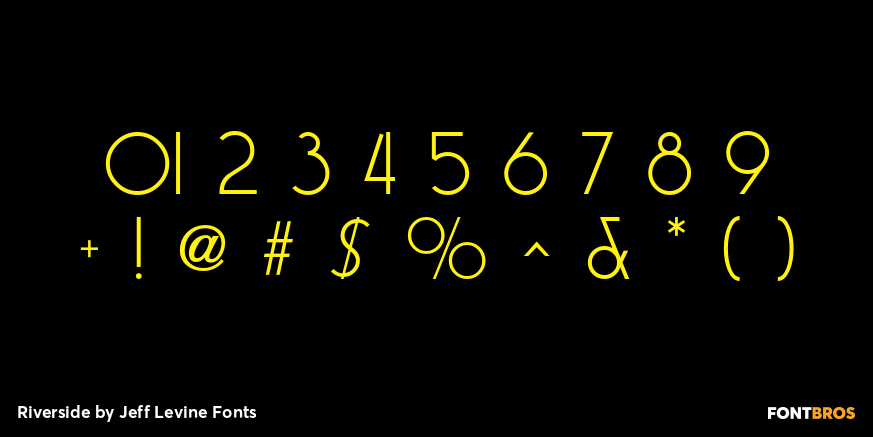 Riverside Font Poster #4