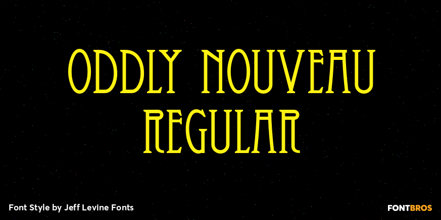 Oddly Nouveau Regular Poster