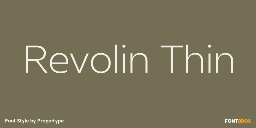 Revolin Thin Poster