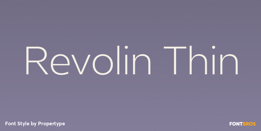 Revolin Thin Poster