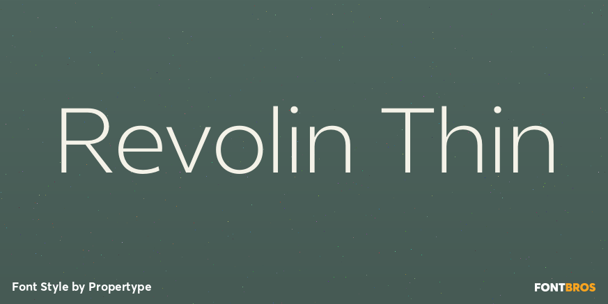 Revolin Thin Poster