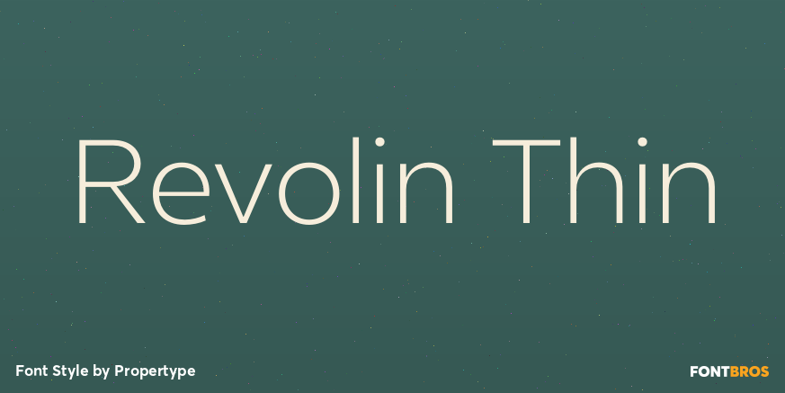 Revolin Thin Poster