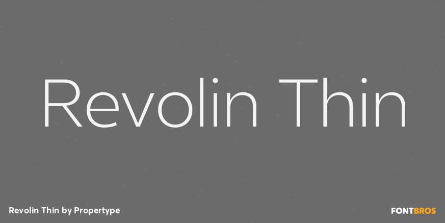 Revolin Thin Poster