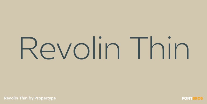 Revolin Thin Poster