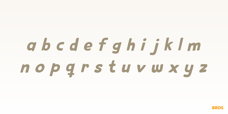 Camioneta Italic Font Poster #3