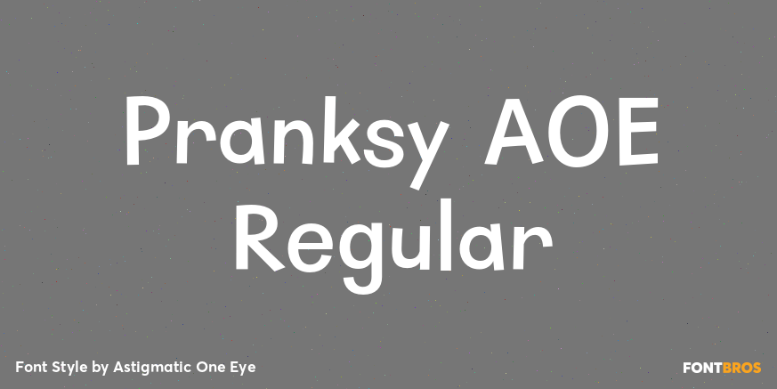 Pranksy AOE Regular Poster