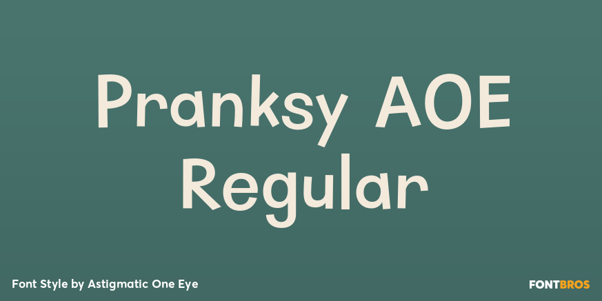 Pranksy AOE Regular Poster