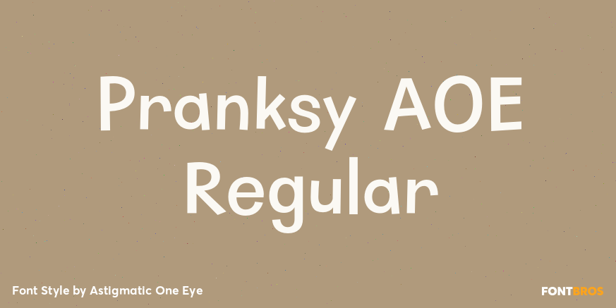 Pranksy AOE Regular Poster