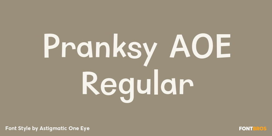 Pranksy AOE Regular Poster