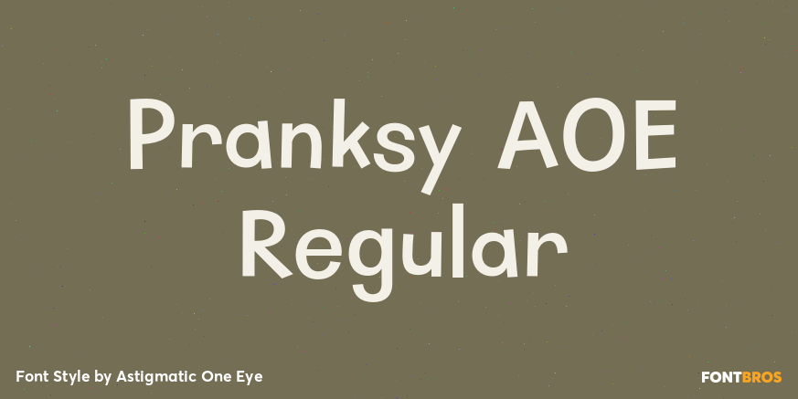 Pranksy AOE Regular Poster