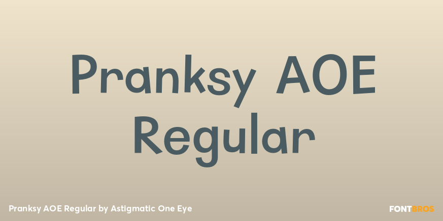 Pranksy AOE Regular Poster