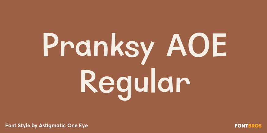 Pranksy AOE Regular Poster