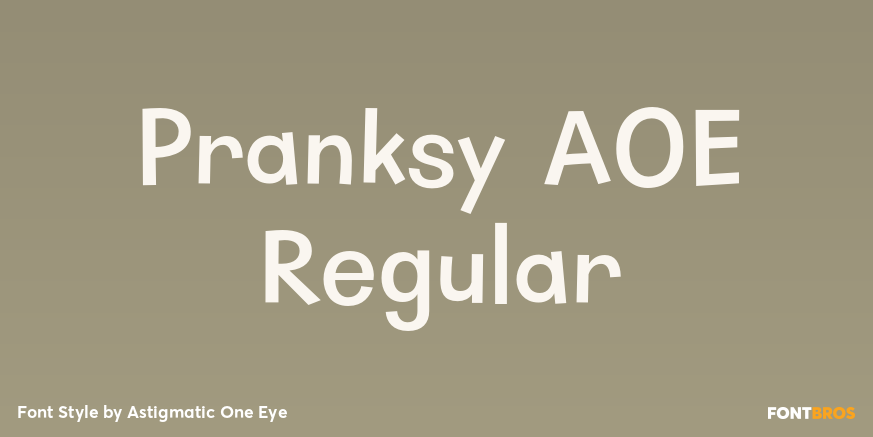 Pranksy AOE Regular Poster