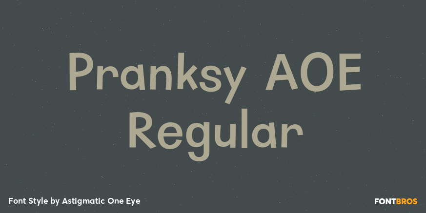 Pranksy AOE Regular Poster