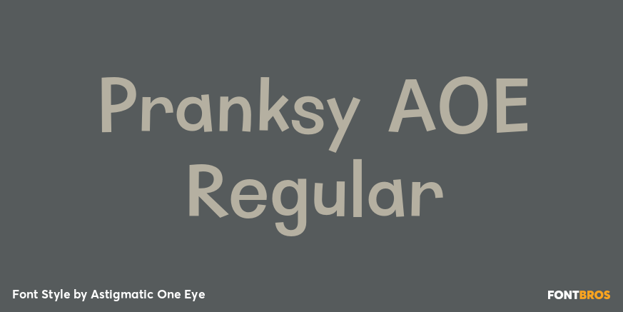 Pranksy AOE Regular Poster