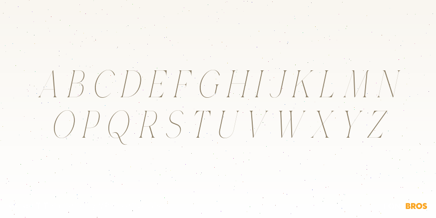 Gorga T Thin Italic Font Poster #2