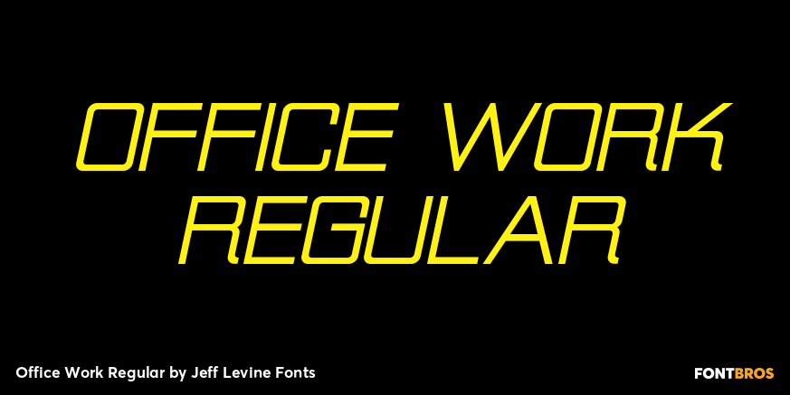 Office Work Regular Poster