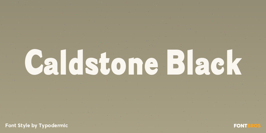 Caldstone Black Poster
