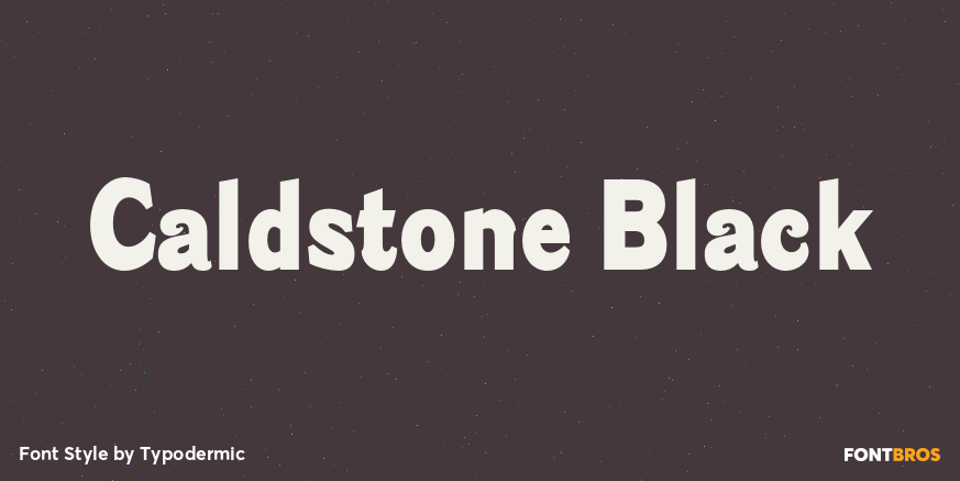 Caldstone Black Poster