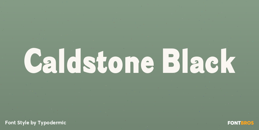 Caldstone Black Poster