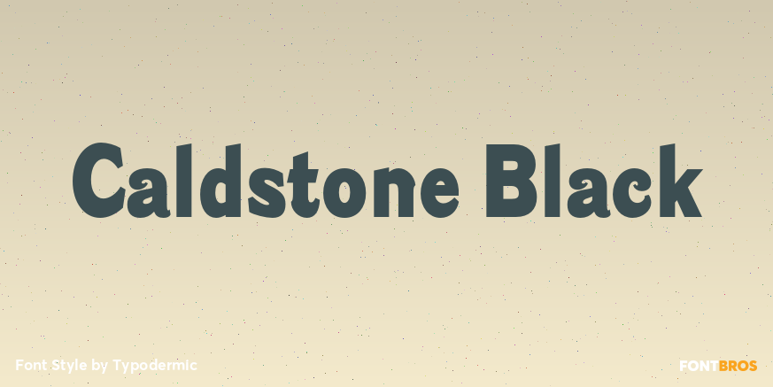 Caldstone Black Poster