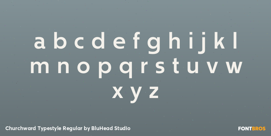 Churchward Typestyle Regular Font Poster #1