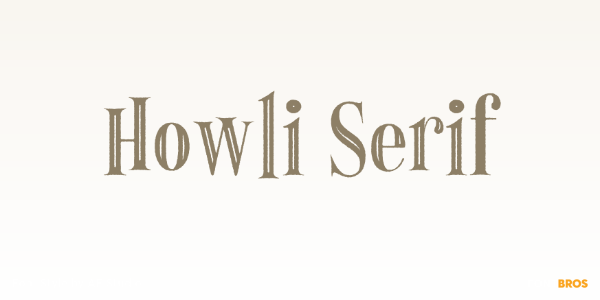 Howli Serif Poster