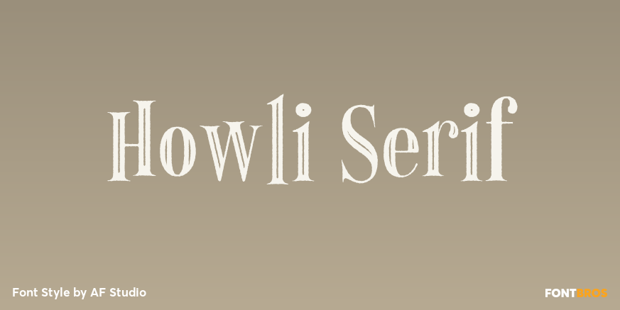 Howli Serif Poster