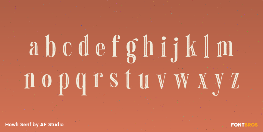 Howli Serif Font Poster #1