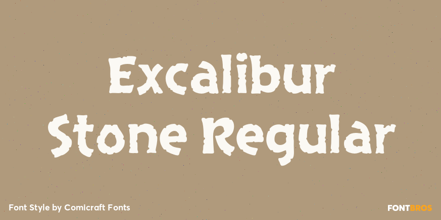 Excalibur Stone Regular Poster